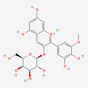 molecular formula C22H23O12+ B1590877 Petunidin 3-O-galactoside chloride CAS No. 28500-02-9