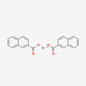 molecular formula C22H14NiO4 B1590886 Nickel naphthenate CAS No. 61788-71-4