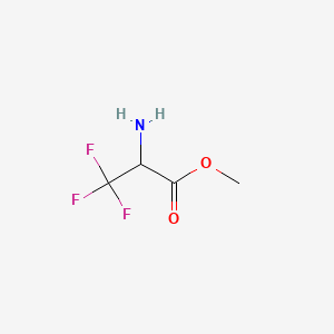 molecular formula C4H7ClF3NO2 B1590888 Methyl 2-amino-3,3,3-trifluoropropanoate CAS No. 27240-44-4
