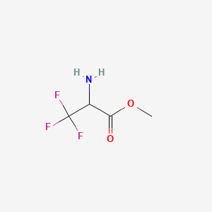 molecular formula C4H6F3NO2 B1590888 Methyl 2-amino-3,3,3-trifluoropropanoate CAS No. 27240-44-4