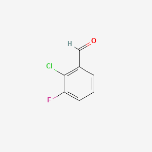 molecular formula C7H4ClFO B1590896 2-氯-3-氟苯甲醛 CAS No. 96516-31-3