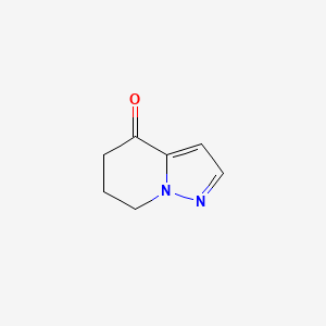 molecular formula C7H8N2O B1590910 6,7-二氢吡唑并[1,5-a]吡啶-4(5H)-酮 CAS No. 197094-19-2