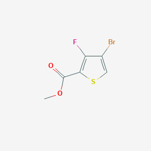 molecular formula C6H4BrFO2S B1590911 Methyl 4-bromo-3-fluorothiophene-2-carboxylate CAS No. 395664-56-9
