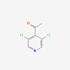 molecular formula C7H5Cl2NO B1590912 1-(3,5-Dichloropyridin-4-yl)ethan-1-one CAS No. 402561-66-4