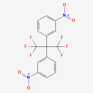 molecular formula C15H8F6N2O4 B1590917 2,2-Bis(3-nitrophenyl)hexafluoropropane CAS No. 64465-34-5