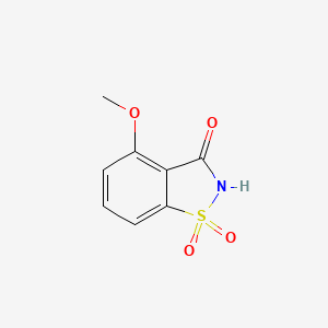 molecular formula C8H7NO4S B1590923 1,2-Benzisothiazol-3(2H)-one, 4-methoxy-, 1,1-dioxide CAS No. 92115-37-2