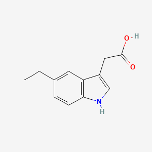 molecular formula C12H13NO2 B1590924 2-(5-ethyl-1H-indol-3-yl)acetic acid CAS No. 52531-12-1