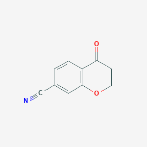 molecular formula C10H7NO2 B1590927 6-Cyano-4-chromanone CAS No. 214759-65-6