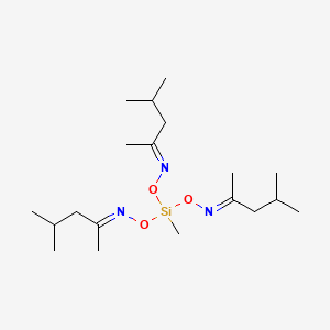 molecular formula C19H39N3O3Si B1590929 (E)-4-methyl-N-[methyl-bis[[(E)-4-methylpentan-2-ylideneamino]oxy]silyl]oxypentan-2-imine CAS No. 37859-57-7