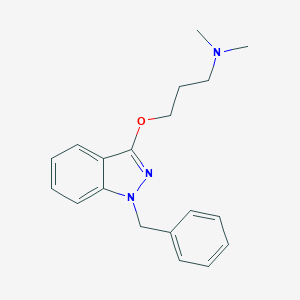 molecular formula C19H23N3O B159093 Benzydamine CAS No. 642-72-8