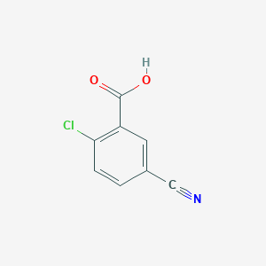 molecular formula C8H4ClNO2 B1590938 2-氯-5-氰基苯甲酸 CAS No. 89891-83-8