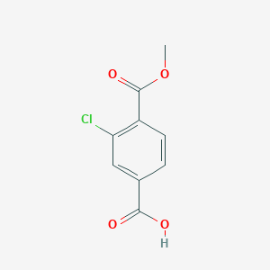 molecular formula C9H7ClO4 B1590945 3-Chloro-4-(methoxycarbonyl)benzoic acid CAS No. 55737-77-4