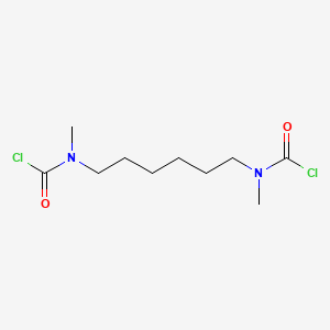 N-[6-[Carbonochloridoyl(methyl)amino]hexyl]-N-methylcarbamoyl chloride
