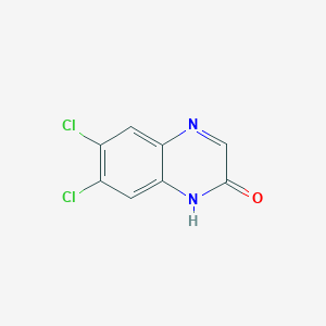 molecular formula C8H4Cl2N2O B1590947 6,7-Dichloroquinoxalin-2-ol CAS No. 78470-95-8