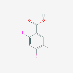 molecular formula C7H3F2IO2 B1590954 4,5-Difluoro-2-iodobenzoic acid CAS No. 130137-05-2
