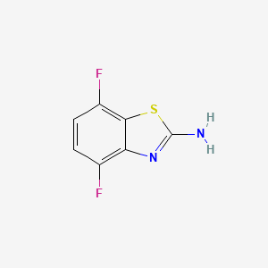 molecular formula C7H4F2N2S B1590955 4,7-Difluorobenzo[d]thiazol-2-amine CAS No. 942473-94-1