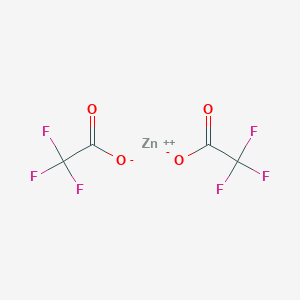 molecular formula C4F6O4Zn B1590956 zinc;2,2,2-trifluoroacetate CAS No. 21907-47-1