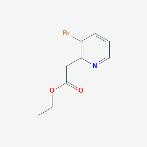 molecular formula C9H10BrNO2 B1590960 Ethyl 2-(3-bromopyridin-2-YL)acetate CAS No. 197376-41-3