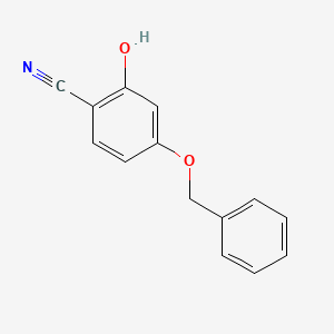 molecular formula C14H11NO2 B1590965 4-(Benzyloxy)-2-hydroxybenzonitrile CAS No. 189439-24-5