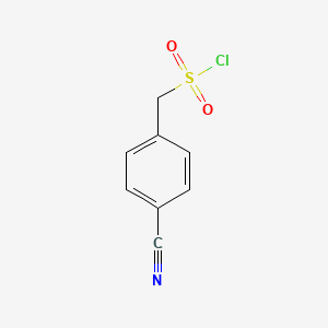 (4-Cyanophenyl)methanesulfonyl chloride