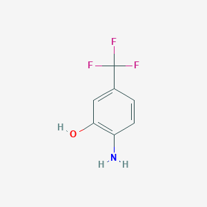 molecular formula C7H6F3NO B1590969 2-Amino-5-(trifluoromethyl)phenol CAS No. 454-82-0