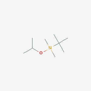 B1590973 Silane, (1,1-dimethylethyl)dimethyl(1-methylethoxy)- CAS No. 17348-66-2