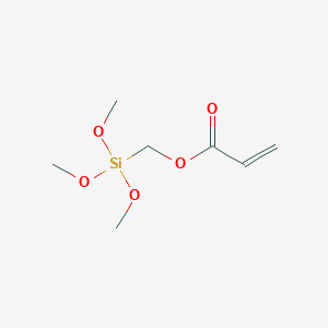 molecular formula C7H14O5Si B1590975 (Trimethoxysilyl)methyl prop-2-enoate CAS No. 21134-38-3