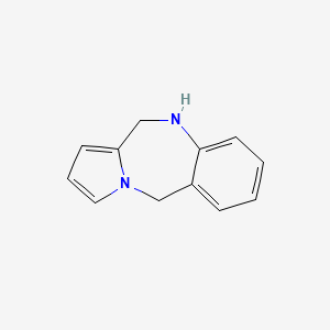 molecular formula C12H12N2 B1590979 10,11-Dihydro-5H-benzo[e]pyrrolo[1,2-a][1,4]diazepine CAS No. 22162-53-4