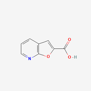 molecular formula C8H5NO3 B1590980 Furo[2,3-b]pyridine-2-carboxylic acid CAS No. 34668-26-3