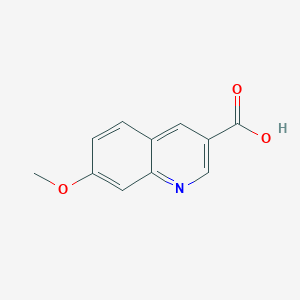 molecular formula C11H9NO3 B1590981 7-Methoxyquinoline-3-carboxylic acid CAS No. 474659-26-2