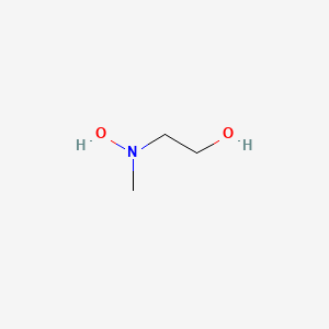 molecular formula C3H9NO2 B1590984 2-(N-Hydroxy-N-methyl-amino)ethanol CAS No. 34375-28-5
