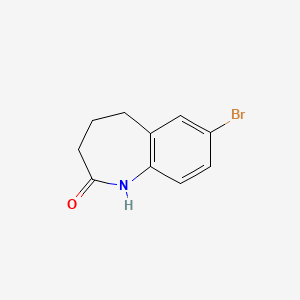 molecular formula C10H10BrNO B1590986 7-Bromo-4,5-dihydro-1H-benzo[b]azepin-2(3H)-one CAS No. 53841-99-9