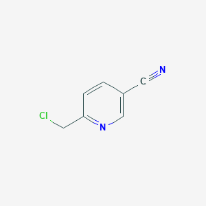 molecular formula C7H5ClN2 B1590987 6-(Chloromethyl)nicotinonitrile CAS No. 83640-36-2