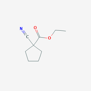 molecular formula C9H13NO2 B1590999 Ethyl 1-cyanocyclopentanecarboxylate CAS No. 28247-14-5