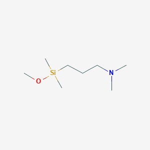 molecular formula C8H21NOSi B1591000 1-Propanamine, 3-(methoxydimethylsilyl)-N,N-dimethyl- CAS No. 142062-27-9