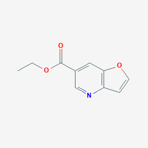 molecular formula C10H9NO3 B1591001 Ethyl furo[3,2-b]pyridine-6-carboxylate CAS No. 122535-03-9