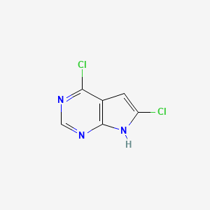 molecular formula C6H3Cl2N3 B1591004 4,6-Dichloro-7H-pyrrolo[2,3-D]pyrimidine CAS No. 97337-32-1