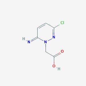 molecular formula C6H6ClN3O2 B1591007 6-Chloro-3-imino-2,3-dihydropyridazine-2-acetic acid CAS No. 127566-18-1
