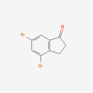 molecular formula C9H6Br2O B1591014 4,6-Dibromo-2,3-dihydro-1H-Inden-1-one CAS No. 207857-48-5