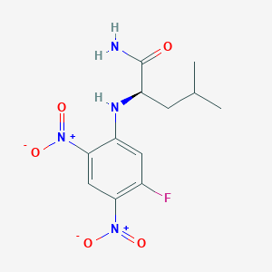 molecular formula C12H15FN4O5 B1591017 Nalpha-(5-Fluoro-2,4-dinitrophenyl)-D-leucinamide CAS No. 178065-30-0