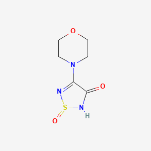 4-(Morpholin-4-yl)-1,2,5-thiadiazol-3(2H)-one 1-oxide