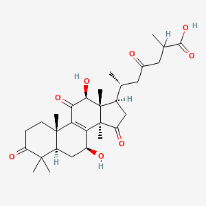 molecular formula C30H42O8 B1591029 Ganoderic acid D2 CAS No. 97653-94-6