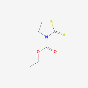 molecular formula C6H9NO2S2 B1591043 Ethyl 2-sulfanylidene-1,3-thiazolidine-3-carboxylate CAS No. 30760-40-8