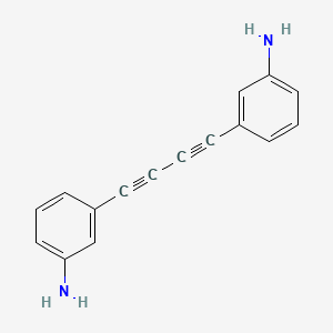 molecular formula C16H12N2 B1591044 3,3'-(丁-1,3-二炔-1,4-二基)二苯胺 CAS No. 31661-59-3