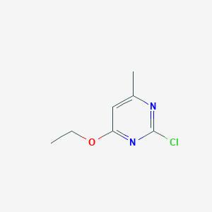molecular formula C7H9ClN2O B1591045 2-Chloro-4-ethoxy-6-methylpyrimidine CAS No. 37482-64-7