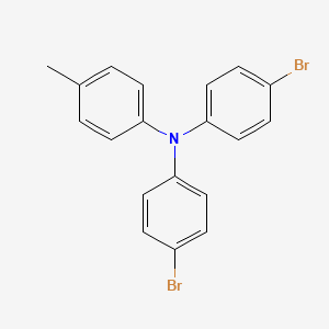 molecular formula C19H15Br2N B1591048 4-Bromo-N-(4-bromophenyl)-N-(p-tolyl)aniline CAS No. 100308-67-6