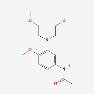 N-[3-[bis(2-methoxyethyl)amino]-4-methoxyphenyl]acetamide