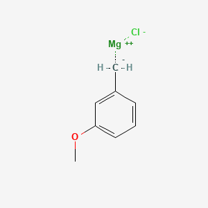 molecular formula C8H9ClMgO B1591055 3-Methoxybenzylmagnesium chloride CAS No. 26905-40-8