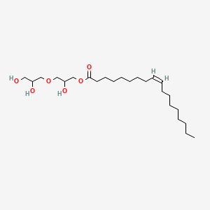 molecular formula C24H46O6 B1591063 3-(2,3-Dihydroxypropoxy)-2-hydroxypropyl oleate CAS No. 49553-76-6