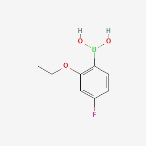molecular formula C8H10BFO3 B1591070 2-乙氧基-4-氟苯硼酸 CAS No. 480438-58-2
